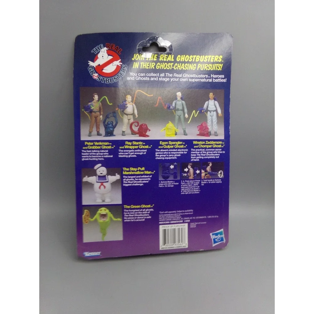 The Real Ghostbusters Winston Zeddemore‎ and Chomper Ghost Action Figure